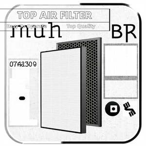 Chất lượng cao phổ biến hộ gia đình Máy lọc không khí thay thế lọc nhà máy bán hàng trực tiếp Đúng <span class=keywords><strong>HEPA</strong></span> chất liệu <span class=keywords><strong>PP</strong></span> khung nhựa - Product Image 2