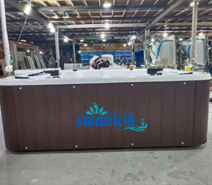 Moderna Vasca Idromassaggio Esterna Autoportante per Famiglia, Massaggio Sensuale, Spa per 8 Persone - Product Image 2