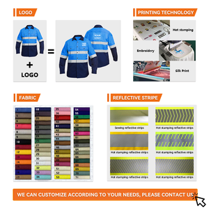 Maglietta ad Alta Visibilità Ignifuga ad Asciugatura Rapida per Traffico e Miniera Uniforme di Sicurezza Riflettente Abbigliamento <span class=keywords><strong>da</strong></span> <span class=keywords><strong>Lavoro</strong></span> - Product Image 5