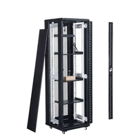 Rak Server Jaringan Indoor/Outdoor 19 inci 36u 42u 47u Harga Pabrik, Kabinet Pusat Data dengan Serat Optik untuk Jaringan, Tersedia