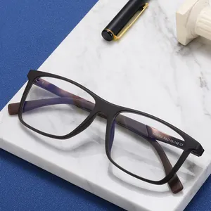 MS G8003 nuovi uomini di alta qualità TR90 montatura da vista occhiali trasparenti occhiali da vista Anti luce blu occhiali da vista Logo personalizzato