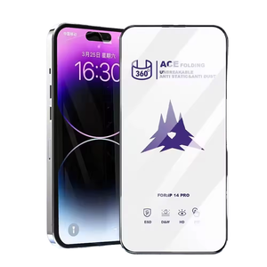 Protector <span class=keywords><strong>de</strong></span> <span class=keywords><strong>Pantalla</strong></span> <span class=keywords><strong>de</strong></span> Vidrio Templado Premium <span class=keywords><strong>de</strong></span> Alta Calidad, Sin Burbujas, Resistente a Impactos <span class=keywords><strong>para</strong></span> Teléfonos <span class=keywords><strong>Celulares</strong></span>, Compatible con iPhone 16 17 Pro Max - Product Image 1