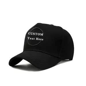 Factory Price Custom 5 Panel Caps 3D Embroidered Logo High Quality Cotton Baseball Caps Sports Cap For Men And Women