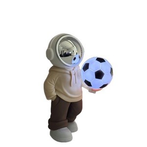 Lámpara LED con Altavoz para Audio, Adorno de Astronauta para Escritorio, sin Micrófono Incorporado, sin Control Remoto, Copa Mundial - Product Image 5