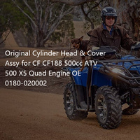 Ensemble culasse et couvercle pour moteur ATV CF CF188 500cc 500 X5 Quad, pièce OEM 0180-020002 pour ATV, UTV et moto