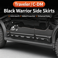 Protection de Porte et Jupes Latérales Black Knight, Pièces de Modification de Protection de Carrosserie pour Jetour Traveler T2 - Vente Flash