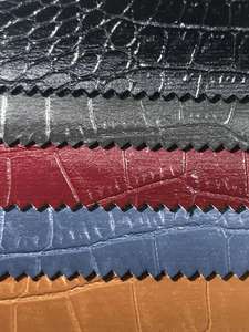 अनुकूलित गर्म बिक्री कृत्रिम चमड़े के मगरमच्छ पैटर्न फाइबर पु सामग्री कपड़े परिधान के लिए सिंथेटिक चमड़े - Product Image 5