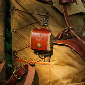 Sac de rangement pliable <span class=keywords><strong>en</strong></span> cuir de vache pour les voyages, les excursions, le <span class=keywords><strong>bushcraft</strong></span>, la <span class=keywords><strong>survie</strong></span> <span class=keywords><strong>en</strong></span> jungle, la randonnée et l'escalade, les activités de plein air - Product Image 5