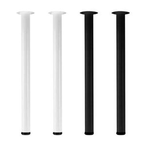 Patas de Escritorio Metálicas Ajustables de 18 Pulgadas, Resistentes, Blancas, Modernas, para Sala de Estar, Dormitorio, Oficina, Cafetería, Cocina, Exterior, Taller, Hotel - Product Image 5