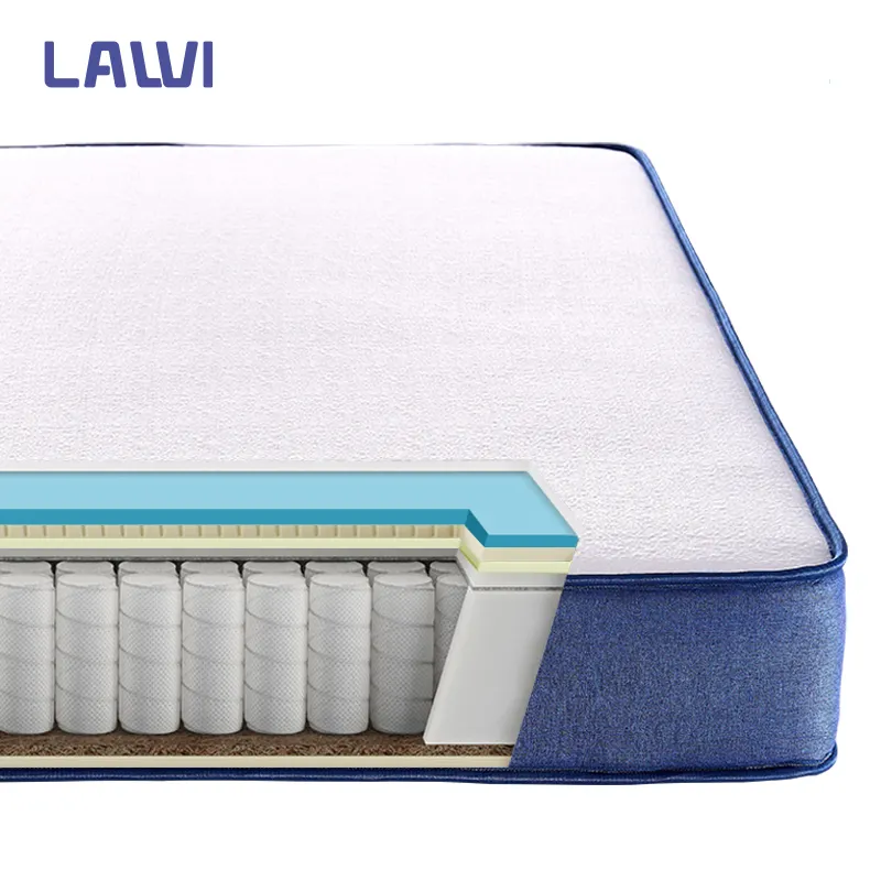 Customized 5 Pocket Spring Hybrid Mattress Coils for Durable Support foam sponge latex pocket spring bed in a box mattresses