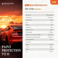 Film de protection transparent en TPU souple haute élasticité 7,5 mil, auto-réparant par la chaleur, facile à poser sur les bords, anti-rayures, anti-jaunissement, anti-UV, directement de l'usine
