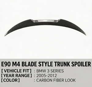 Aileron de coffre arrière ABS style lame pour BMW Série 3 E90 2005-2012 Spoiler M4 Vente en gros - Product Image 3