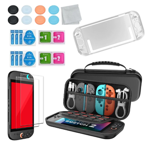 Kit de Protección para Consola Nintendo <span class=keywords><strong>Switch</strong></span> 2 NS2, Funda Protectora de Silicona con Agarres para <span class=keywords><strong>Joystick</strong></span>, Accesorios - Product Image 3
