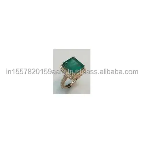 Emerald Diamond Gold Ring For Making Jewelry Ring At Affordable Price Handcrafted