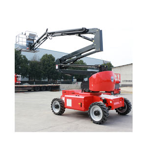 รถเทรลเลอร์ยกรถกระเช้ากระเช้ากระเช้ากระเช้ากระเช้ากระเช้ากระเช้ากระเช้ายกรถยกบูมลิฟท์ไฟฟ้าแบบลากได้ได้รับการรับรอง CE - Product Image 2