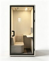 Offre Spéciale : Cabine de Travail Modulaire Amovible en Aluminium, Portable, pour Bureau Compact ou Espace Privé, Facile à Installer en Extérieur