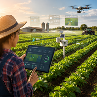 Développement de logiciels agricoles, logiciel de gestion agricole personnalisé, plateforme d'agriculture intelligente, solution IoT agricole, système agricole numérique
