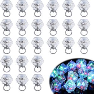 Bagues lumineuses LED clignotantes qui brillent dans le noir, accessoires de fête, bagues scintillantes en diamant pour les décorations de mariage et de enterrement de vie de jeune fille - Product Image 1