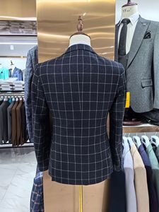 Full Men's Suit <strong>Wedding</strong> 3 Piece Set <strong>for</strong> Men 2024 Slim <strong>Jacket</strong> Blazers Coat Trousers Formal Single - Product Image 5