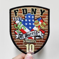 Nouvelles ventes directes d'usine Sportswear crochet et boucle étiquettes de broderie Applique Association nationale équipe de basket-ball Logo patchs