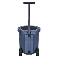 Chariot refroidisseur de boissons à baril rond avec roue, pour bière à glace, de qualité supérieure, garantie 7.5G, nouveauté