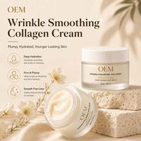 Crème Visage au Ginseng Marque Blanche Acide Hyaluronique Anti-Âge Raffermissante Hydratante Réparatrice de Barrière Cutanée Soin Facial 50g