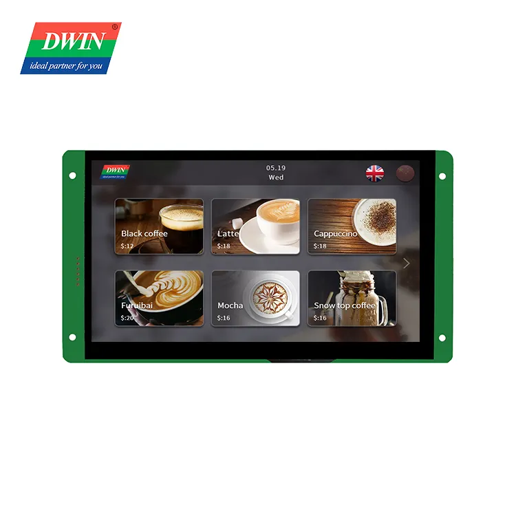 DWIN Módulo LCD TFT UART de 7 pulgadas para táctil LVDS LCD RS232/TTL