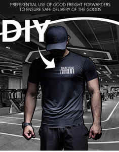 T-shirt uni décontracté OEM T-shirt en polyester doux Impression personnalisée Sublimation Logo T-shirt unisexe à séchage rapide pour hommes - Product Image 3