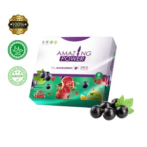 Nhà sản xuất ban đầu cao cấp Indonesia Blackcurrant flimty vẻ đẹp sữa chế độ ăn uống chất xơ Bột bổ sung cho xuất khẩu