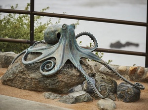 Escultura de <span class=keywords><strong>Pulpo</strong></span> Gigante de Bronce, Estilo Kraken, <span class=keywords><strong>para</strong></span> Decoración, de Strand of Life - Product Image 3