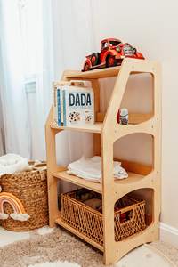 Vente en gros en usine, étagère de rangement personnalisée pour enfants pour garçons, étagères de jouets de salle de jeux, armoire pour enfants - Product Image 6