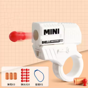 Nuovo Giocattolo Antistress <span class=keywords><strong>Fidget</strong></span> Spinner, Mini Pistola Giocattolo in Plastica con Espulsione di Proiettili Morbidi per Ragazzi - Product Image 4