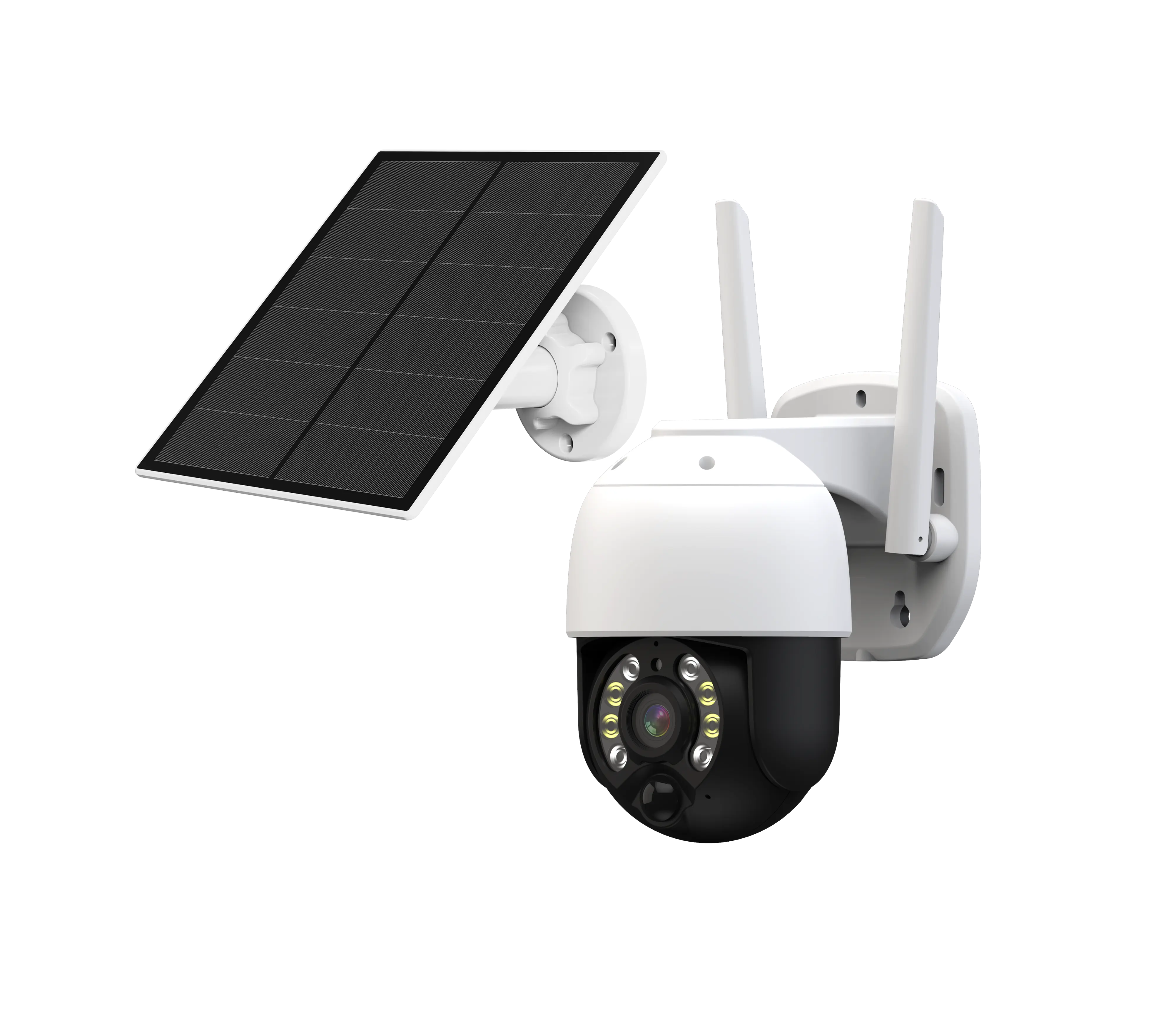 Hotsale solar wifi / 4g ptz camera with voice warning and night vision use icsee app