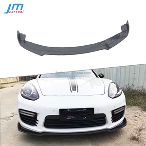 Protector de fibra de carbono/FRP alerón de parachoques delantero para Porsche Panamera GTS Turbo <span class=keywords><strong>S</strong></span> Hatchback 4 puertas 2014-2017 pala de barbilla - Product Image 1