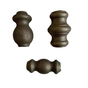 Clôture à bas prix et porte en fer conceptions principales éléments en acier pièces goujons colliers de fer - Product Image 4