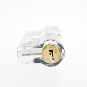 YOUHENG YH10021 Juego de candados de práctica de acero blanco de 3 piezas para candados de entrenamiento de cerrajero - Product Image 3