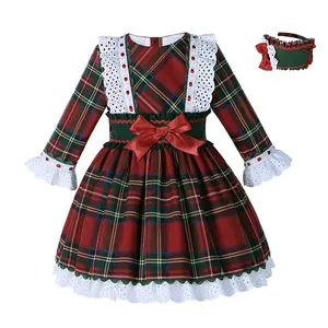 OEM Pettigirl espanhol desgaste boutique moderno menina vestidos de festa de crianças por atacado Roupas de Menina