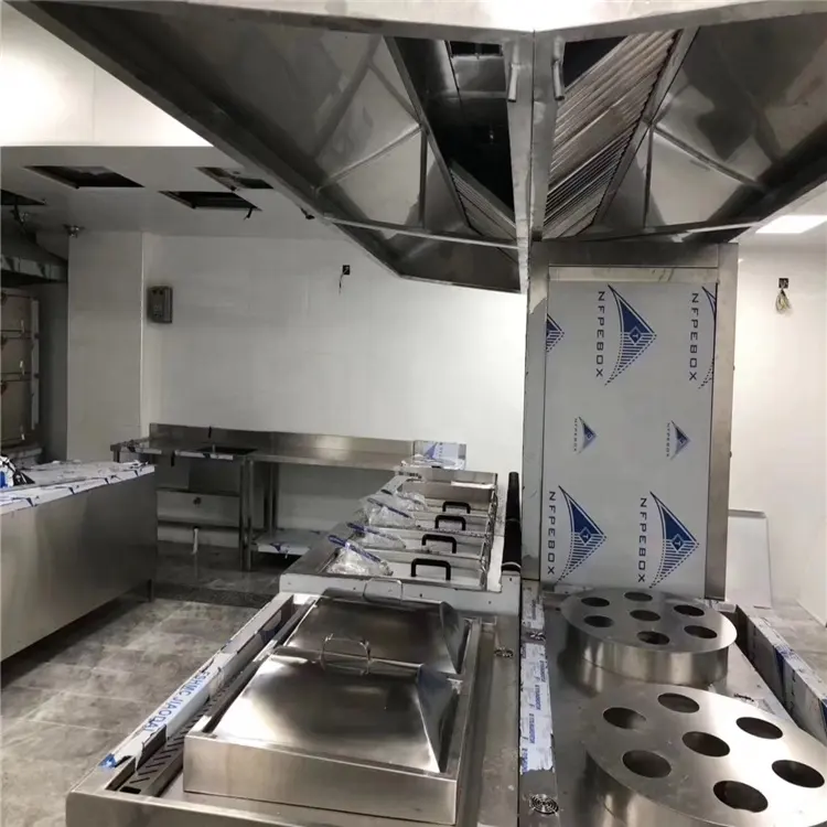 Il progetto di attrezzature da cucina del ristorante dell'hotel fornisce attrezzature da cucina a Gas per cucinare forni combinati di alta classe serie SUS 304