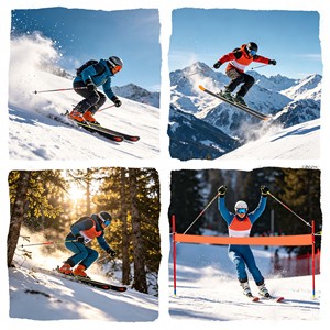 Sci da Freeride Direttamente dalla Fabbrica, Durevoli, Elastici, Stabili, Ottimo Controllo, per Neve in Polvere, per Resort e Fuoripista - Product Image 5