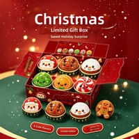 Surprise de Noël : Jouet anti-stress Squishy en TPR, modèle Fantôme d'Halloween, Pain vapeur, Bonbon au malt, à presser et à étirer, 8,5 cm, Grinch Noël