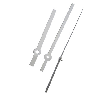 1 Set DIY White Metal Wall <strong>Clock</strong> Needle Pointer Watch Quartz <strong>Clock</strong> <strong>Hands</strong> for <strong>Clock</strong> Replace Part Accessories - Product Image 2