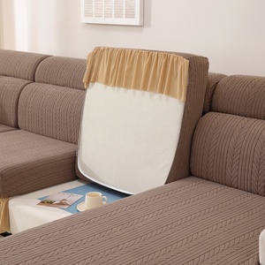 Copridivano Elastico Universale con Gonna Arricciata, Protezione Antiscivolo ad Alta Elasticità per Soggiorno - Product Image 5