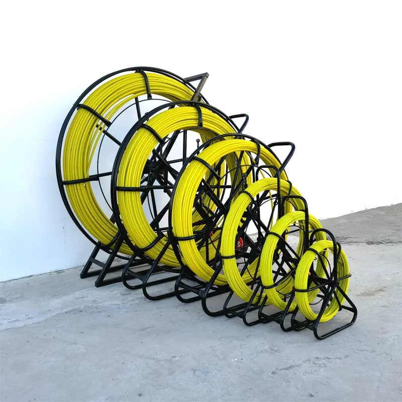 High selling Underground Push Pull Cooper Core Fiber Optical Fiberglass Cable Puller Wire 4-16mm Fibre Snake Duct Rodder