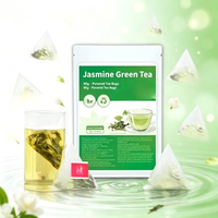 Sachets de thé vert au jasmin en gros 3g*30 paquets – Thé pur naturel parfumé au jasmin, sachets individuels pour infusion chaude ou froide