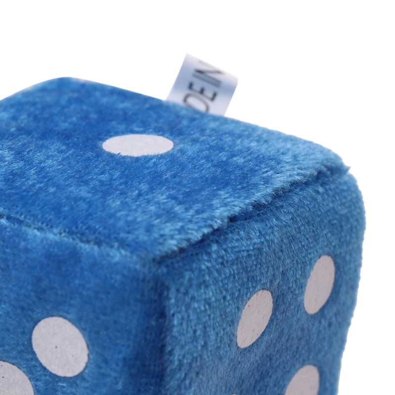 QY Nuovi Accessori per Auto, 1 Paio di Dadi Peluche Decorativi per Specchietto Retrovisore, Accessori Auto