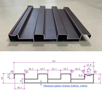 Tuiles de toit de pagode chinoise moderne avec un design unique pour l'architecture culturelle, panneaux de toit en aluminium durables et écologiques
