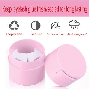 กล่องเก็บกาวติดขนตาแบบพลาสติกกันรั่วซึม สำหรับอุปกรณ์ต่อขนตา - Product Image 5
