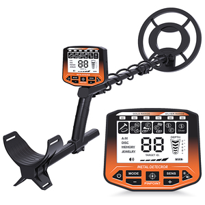 Détecteur de métaux professionnel avec bobine de recherche de 30 cm, écran LCD, étanche, tige réglable, recherche en profondeur, haute précision pour adultes - Product Image 2