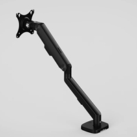 Support d'écran d'ordinateur unique avec réglage en hauteur et support de bras de bureau Angle d'inclinaison de 90 degrés Nouveau produit