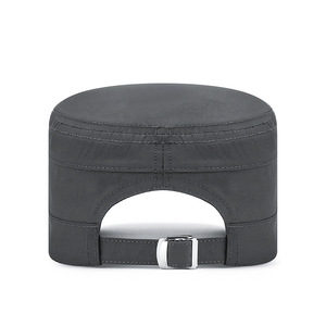 Men's Quick-Drying <b>Sunscreen</b> Flat-Top Hat Lightweight Breathable Outdoor Casual Cap With Mesh Design For Adults - Product Image 4